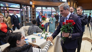 Başkan Alemdar, Beyaz Baston Günü’nde görme engellilerle buluştu