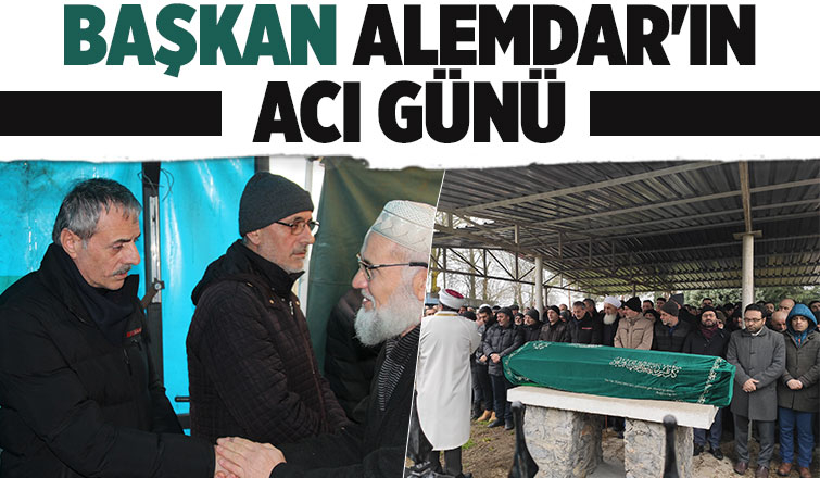 Başkan Alemdar'dan ağabeye son görev