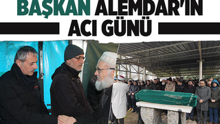 Başkan Alemdar'dan ağabeye son görev