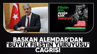 Başkan Alemdar'dan Büyük Filistin Yürüyüşü için çağrı