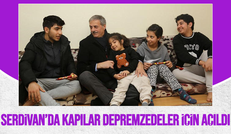 Başkan Alemdar'dan depremzedelere ziyaret