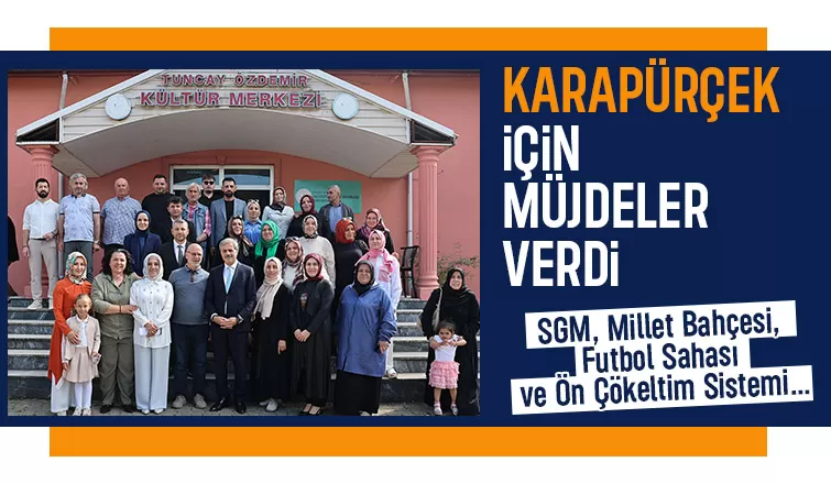 Başkan Alemdar dan Karapürçek için müjdeler