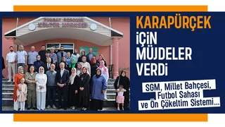 Başkan Alemdar dan Karapürçek için müjdeler