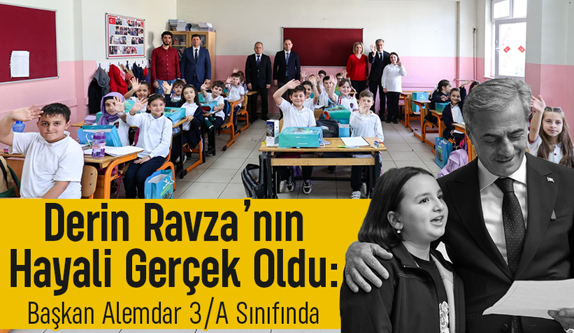 Başkan Alemdar, Derin Ravza’nın seçim sözünü gerçekleştirdi