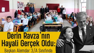 Başkan Alemdar, Derin Ravza’nın seçim sözünü gerçekleştirdi