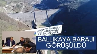 Başkan Alemdar DSİ yetkilileriyle bir araya geldi