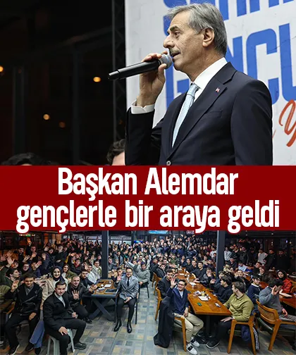 Başkan Alemdar gençlerle bir araya geldi