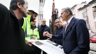 Başkan Alemdar, kentsel dönüşüm çalışmalarını inceledi