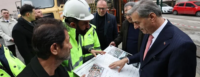 Başkan Alemdar, kentsel dönüşüm çalışmalarını inceledi