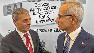 Başkan Alemdar Kızılcahamam'da 3 bakanla görüştü