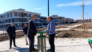 Başkan Alemdar park yapımını yerinde inceledi