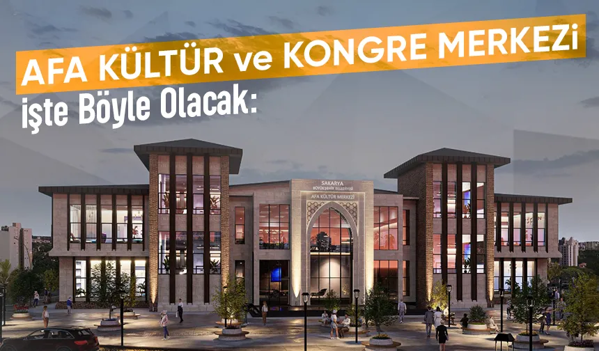 Başkan Alemdar paylaştı: AFA Kültür ve Kongre Merkezi böyle olacak