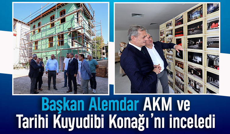 Başkan Alemdar restorasyon çalışmalarını inceledi