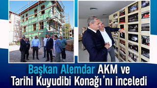 Başkan Alemdar restorasyon çalışmalarını inceledi