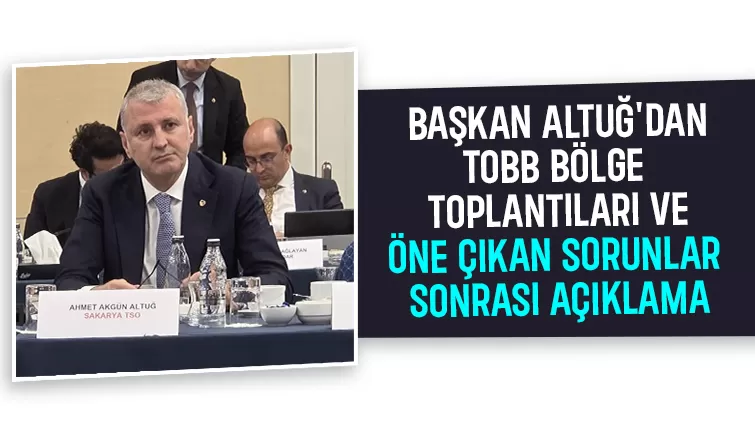 Başkan Altuğ'dan  açıklama