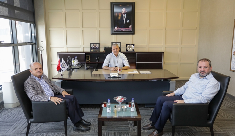 Başkan Altuğ, Recep Uncuoğlu'nu ağırladı