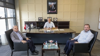 Başkan Altuğ, Recep Uncuoğlu'nu ağırladı