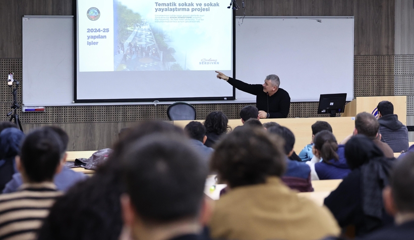 Başkan Çelik SAÜ Siyaset Bilimi öğrencileriyle buluştu