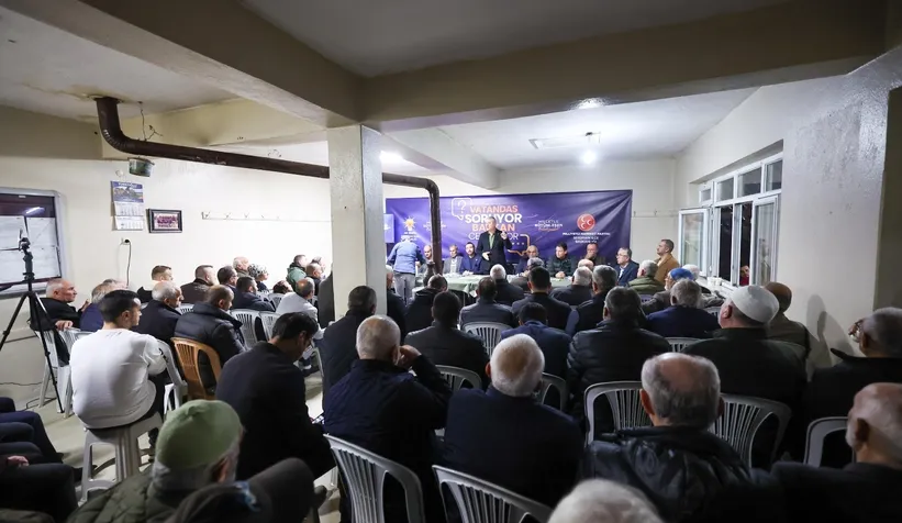 Başkan Çelik Uzunköy'de vatandaşlar ile buluştu