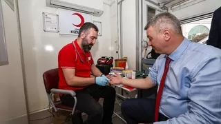 Başkan Çelik’ten kan bağışı kampanyasına destek