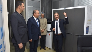 Başkan Dinç'i ziyaret ettiler