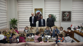 Başkan Dinç minikleri ağırladı