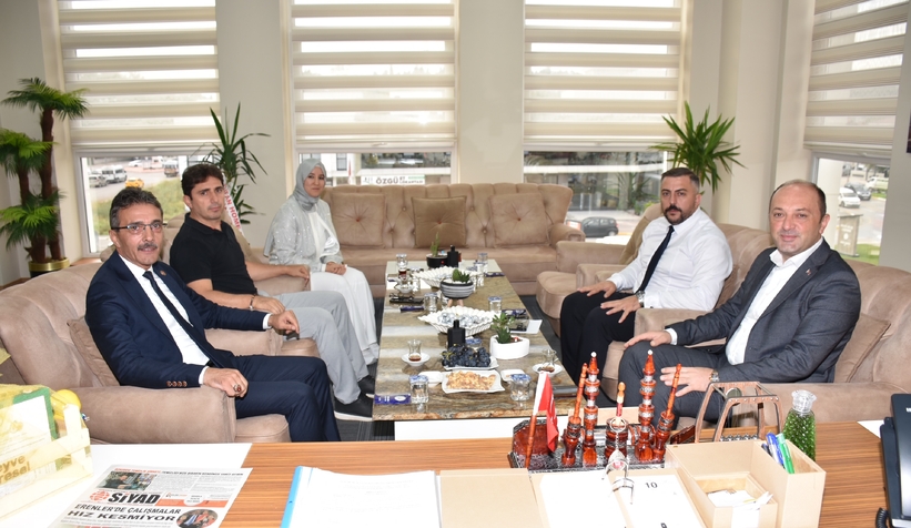 Başkan Dinç, Selçuk Yıldız'ı misafir etti