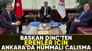 Başkan Dinç'ten Destici'ye ziyaret