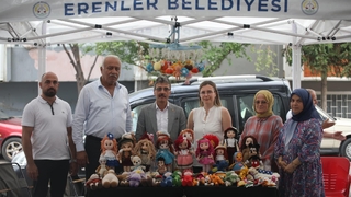  Başkan Dinç'ten hanımeli pazarına ziyaret