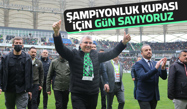 Başkan Ekrem Yüce'den şampiyonluk açıklaması