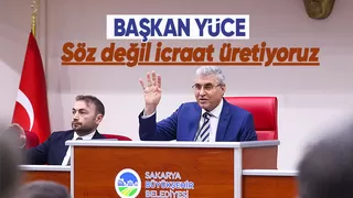 Başkan Ekrem Yüce meclisten seslendi