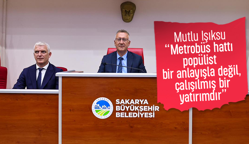 Başkan Işıksu'dan metrobüs açıklaması