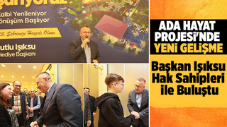 Başkan Işıksu hak sahipleri ile buluştu