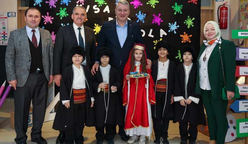 Başkan Osman Çelik karne heyecanına ortak oldu