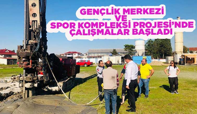 Başkan Soykan, Gençlik Merkezi ve Spor Kompleksi çalışmalarını inceledi