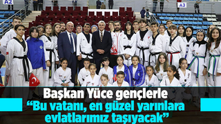 Başkan Yüce, 19 Mayıs'ta gençlerle