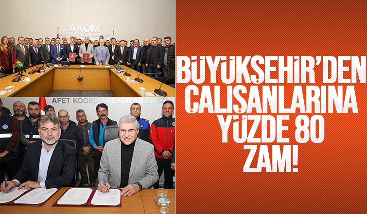 Başkan Yüce açıkladı: Çalışanlarımıza yüzde 80 zam hayırlı olsun