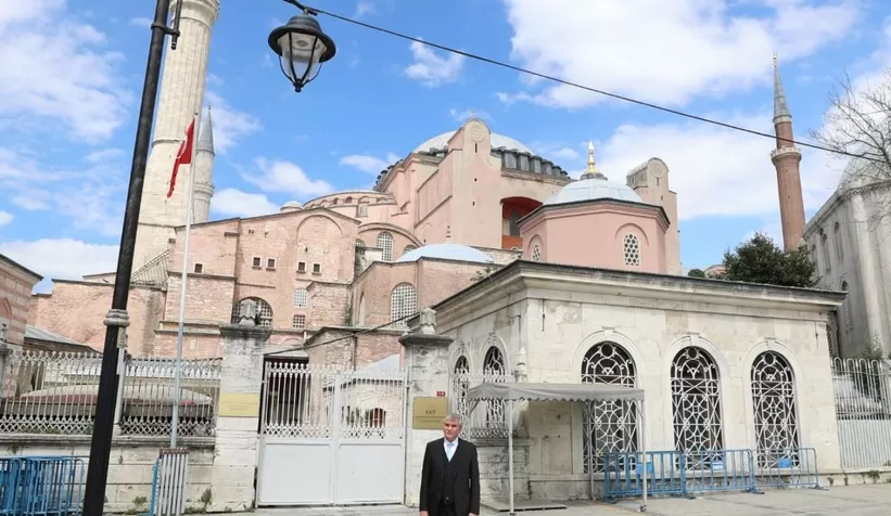 Başkan Yüce Ayasofya'da
