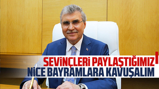Başkan Yüce'dan bayram mesajı