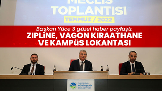 Başkan Yüce'den 3 müjde