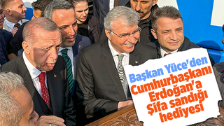 Başkan Yüce'den Cumhurbaşkanı'na özel hediye