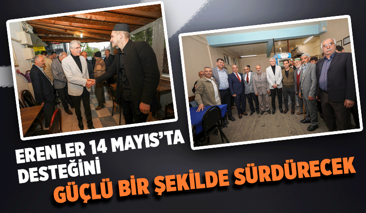 Başkan Yüce'den Erenler çıkarması