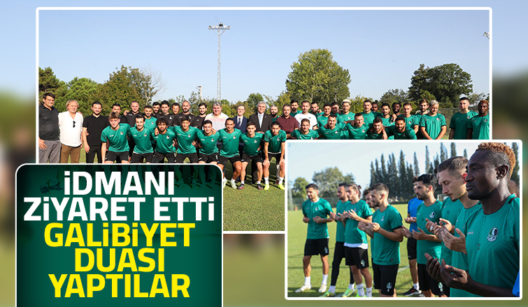 Başkan Yüce'den Sakaryaspor'a moral ziyareti