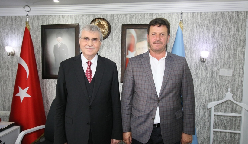 Başkan Yüce'den Soykan'a taziye ziyareti