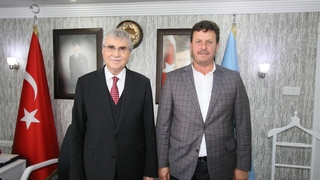 Başkan Yüce'den Soykan'a taziye ziyareti