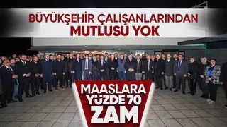 Başkan Yüce duyurdu: Maaşlara yüzde 70 zam