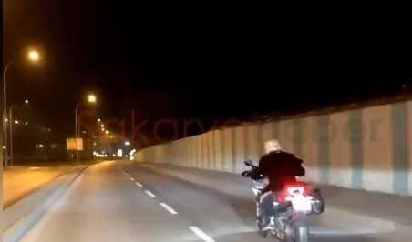 Başkan Yüce gece motosikletle denetimde!