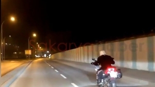 Başkan Yüce gece motosikletle denetimde!