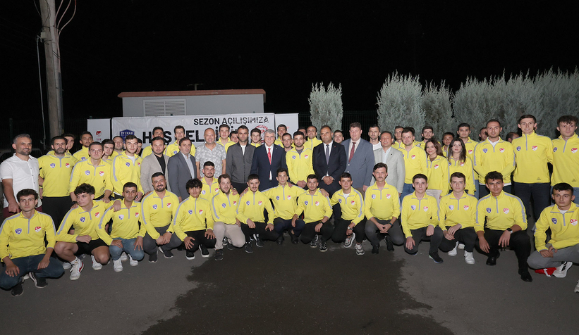 Başkan Yüce, hakemlerin sezon açılışına katıldı: