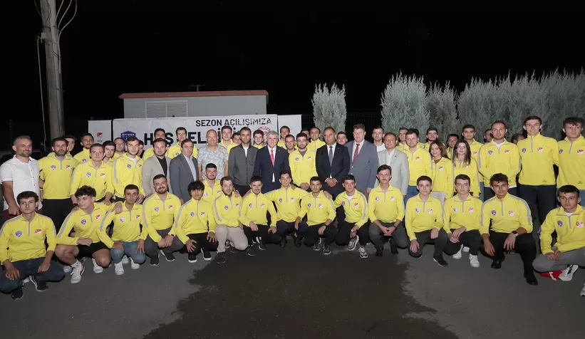 Başkan Yüce, hakemlerin sezon açılışına katıldı: